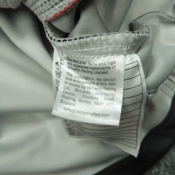 Vodafone McLaren Mercedes Jacket Mens Extra Large Black Full Zip‎ Pockets Lined